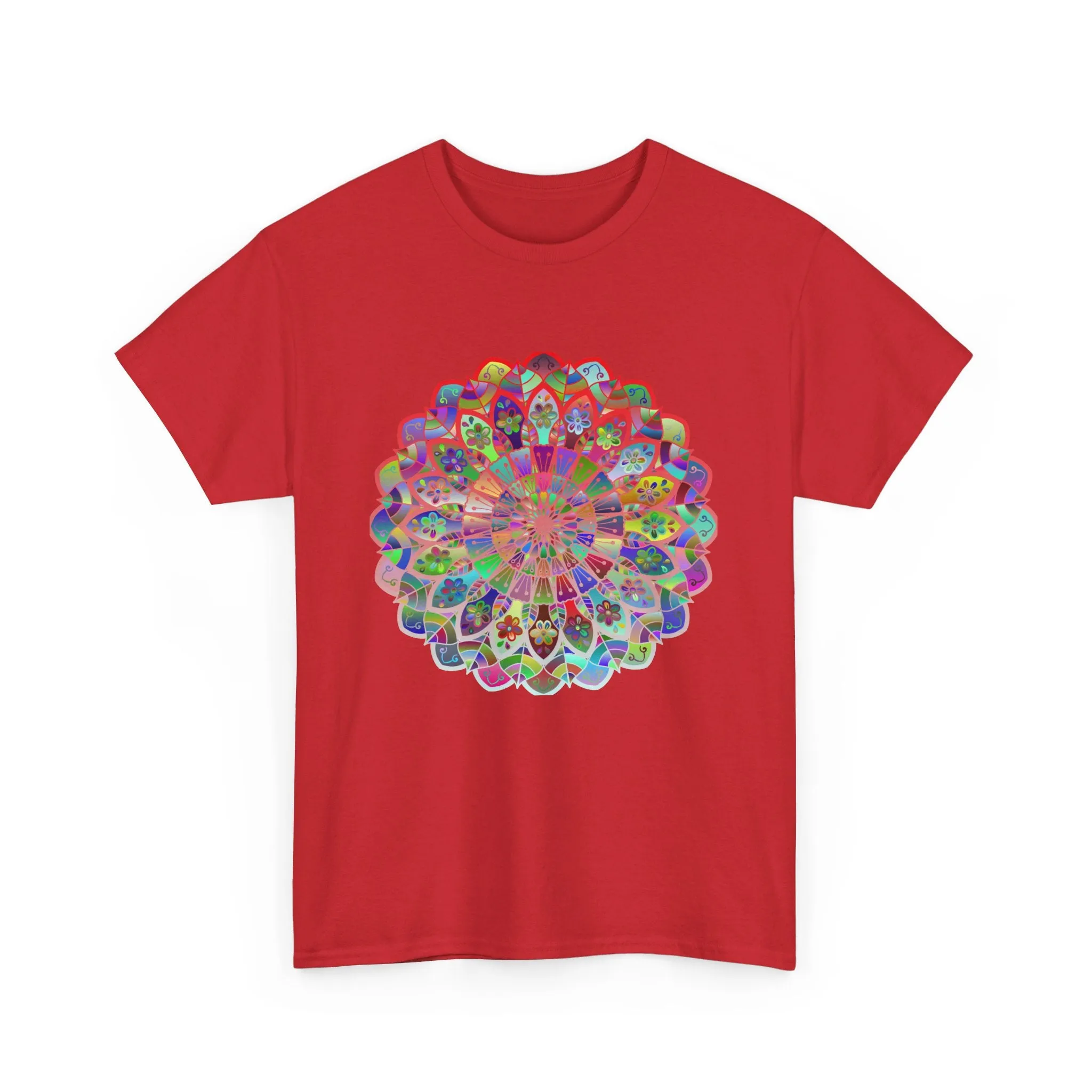Mandala Art Yoga Mindfulness Tee - Unisex Cotton