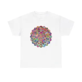 Mandala Art Yoga Mindfulness Tee - Unisex Cotton