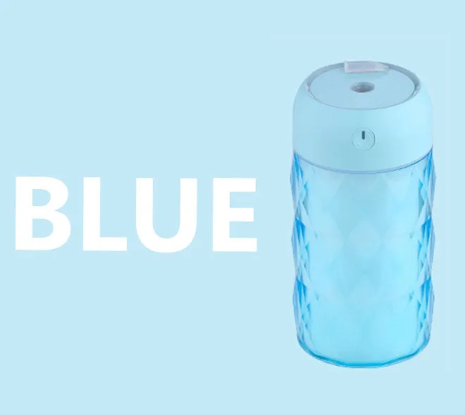 Multi Function Led Air Humidifier Aroma Diffuser Crystal Bottle w/USB Light&Fan - #ASSRY-70700
