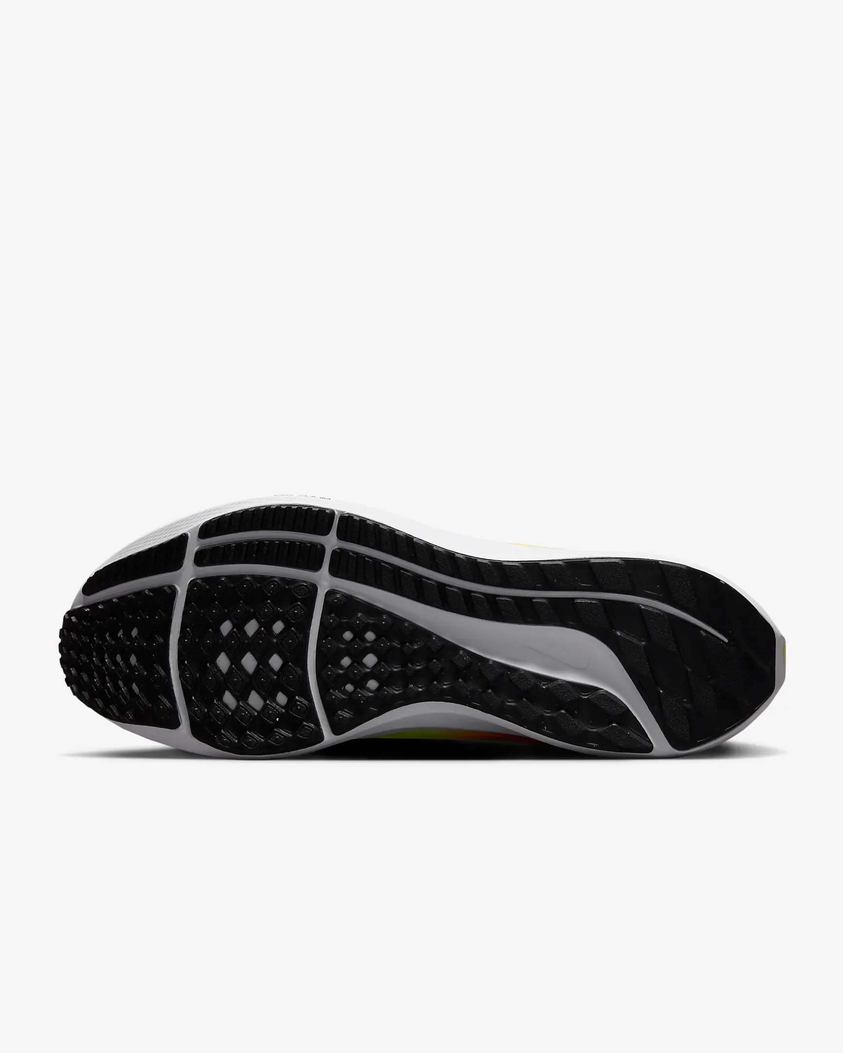 Nike Men's Pegasus 40 Shoes - White / Coconut Milk / Volt / Multi-Color