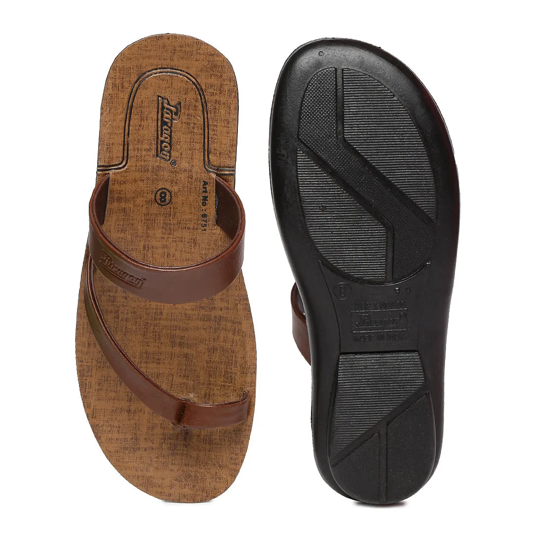 Paragon PU6751G Men Stylish Lightweight Flipflops | Comfortable with Anti skid soles | Casual & Trendy Slippers | Indoor & Outdoor