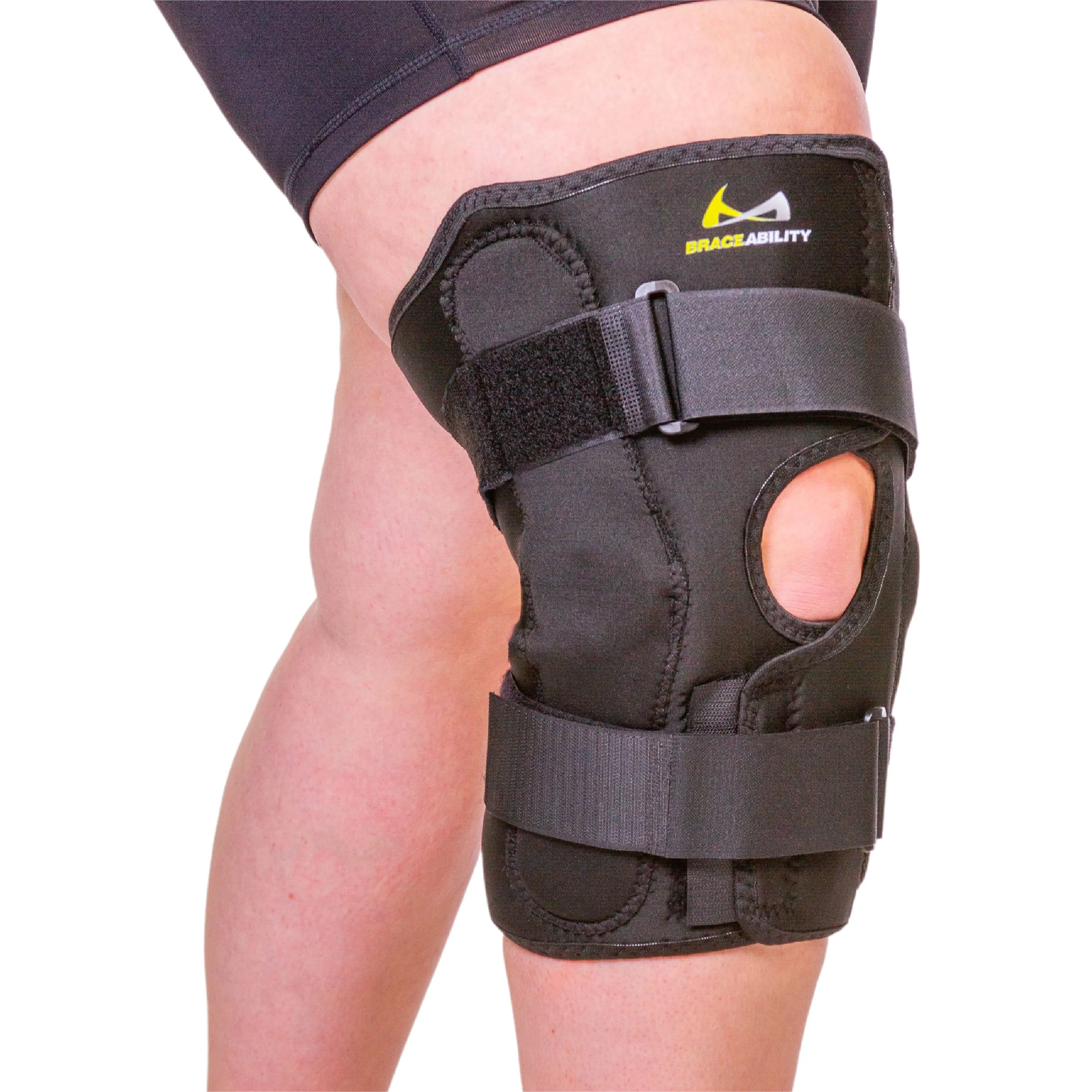 Plus-Size Knee Brace for Obesity – Bariatric Non-Slip Knee Support for Overweight and Obese Person with Large Thighs and Big Legs