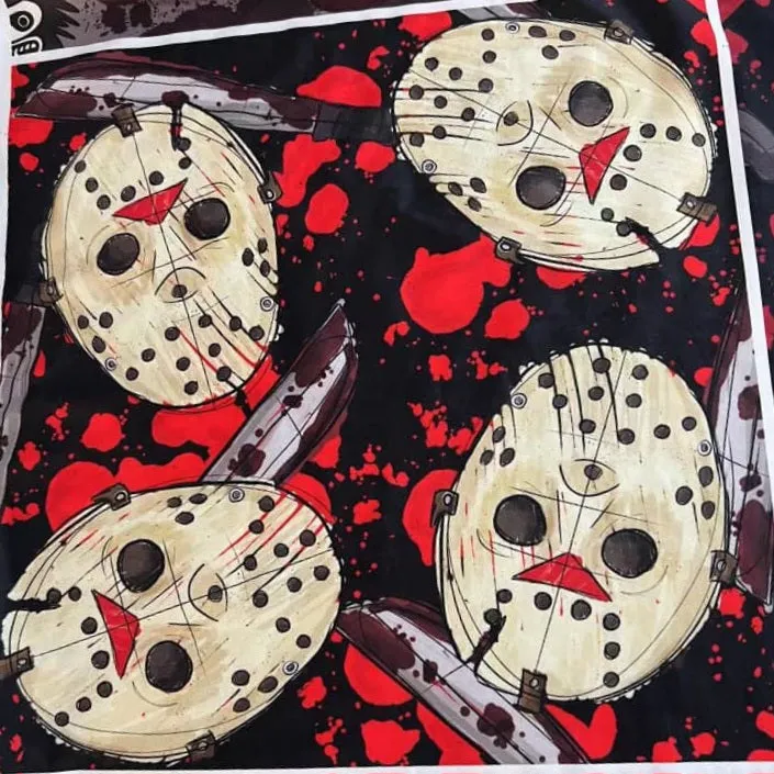 Pre-Order: Bloody Jason (Semi-Exclusive) - High-quality Handcrafted Vibrant Leggings