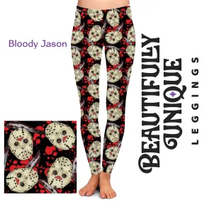 Pre-Order: Bloody Jason (Semi-Exclusive) - High-quality Handcrafted Vibrant Leggings