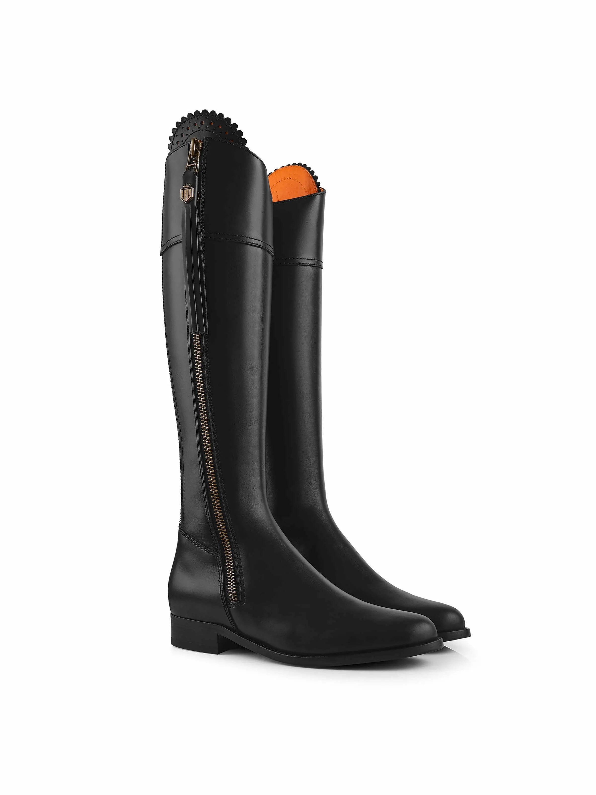 Regina (Narrow Fit) - Black Leather