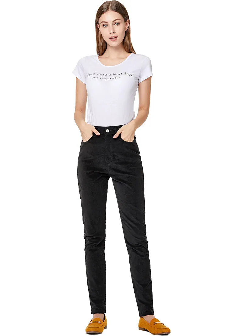 relaxed corduroy trousers