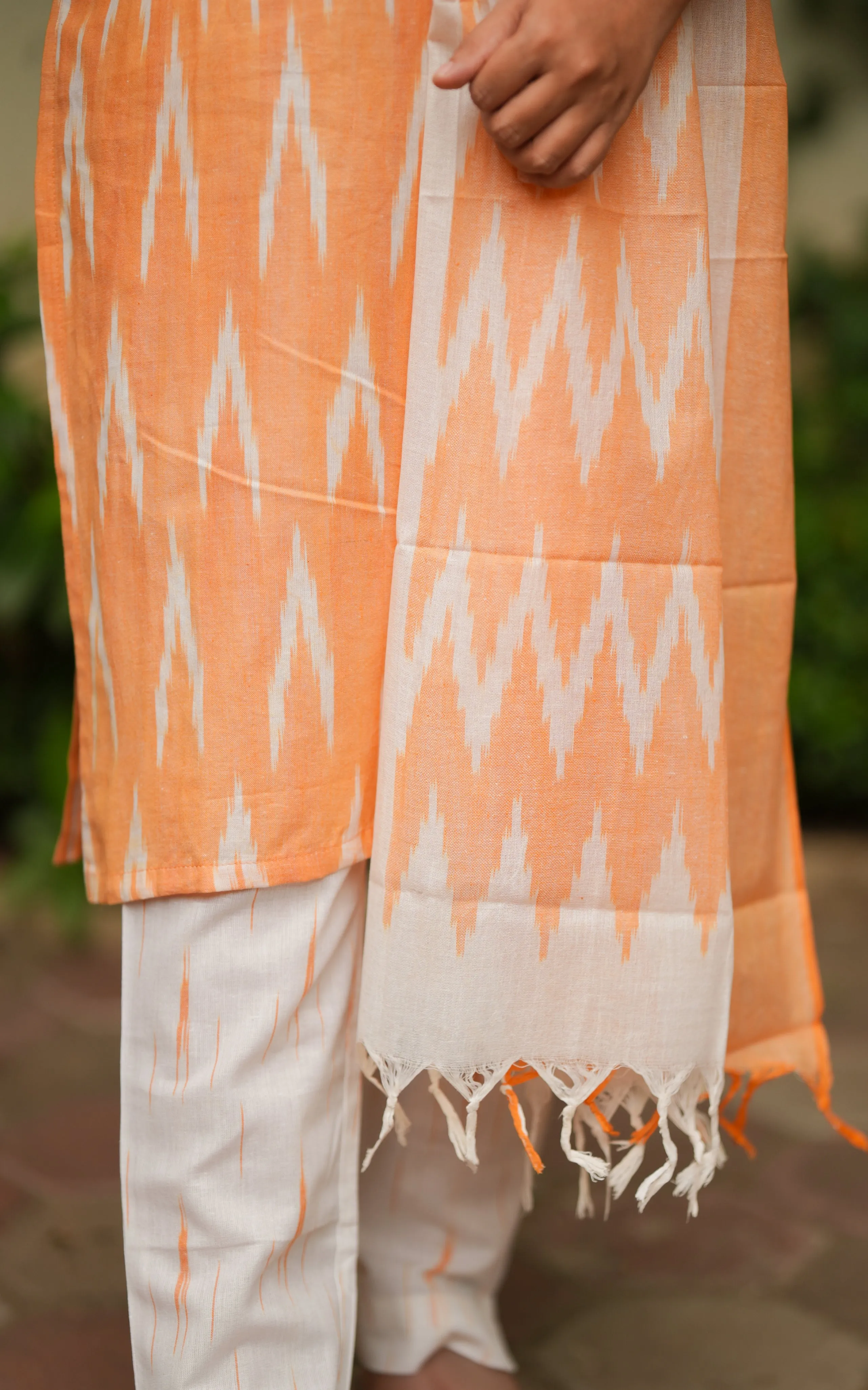 Samantha Orange (Kurti Pant Dupatta)