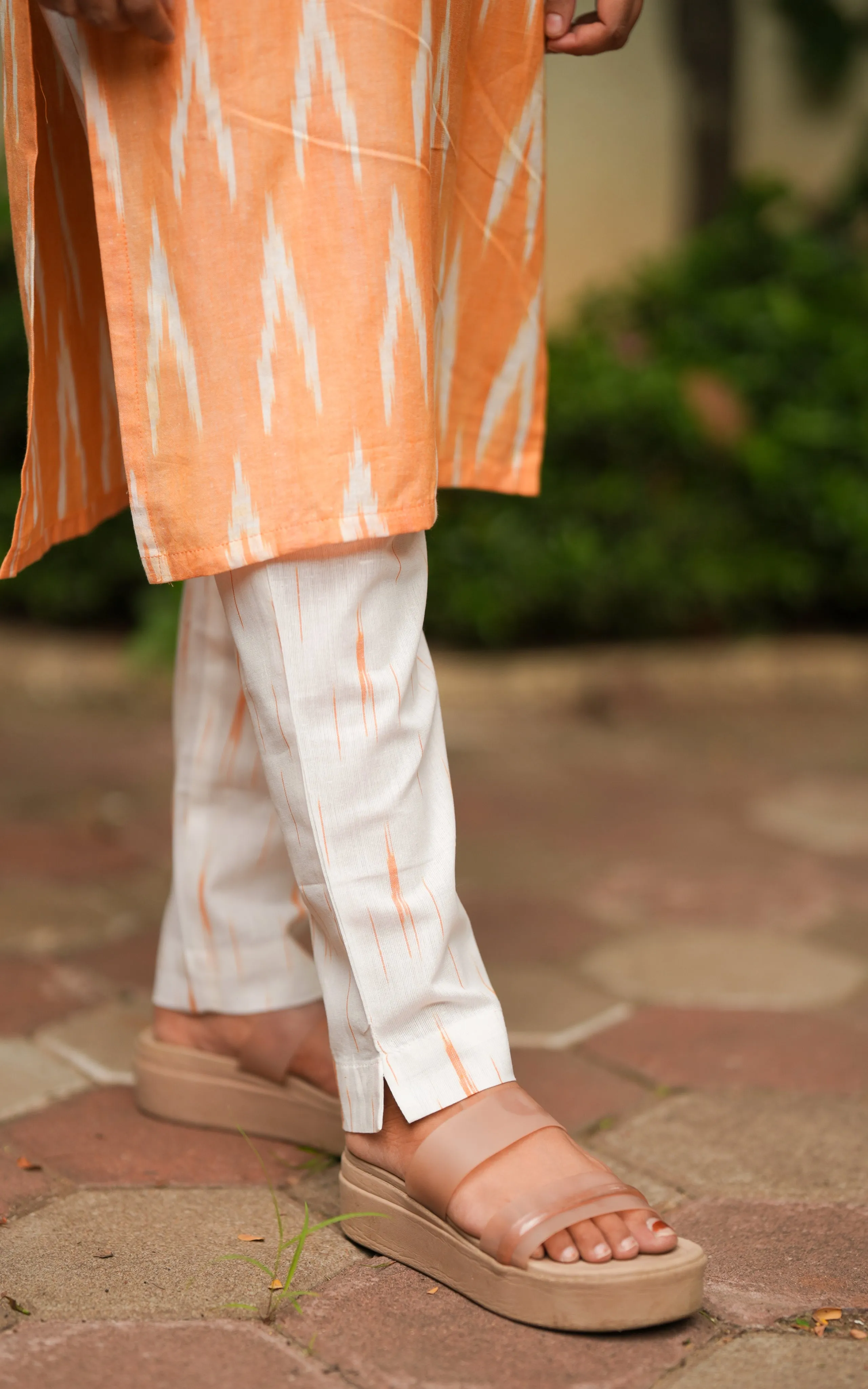 Samantha Orange (Kurti Pant Dupatta)