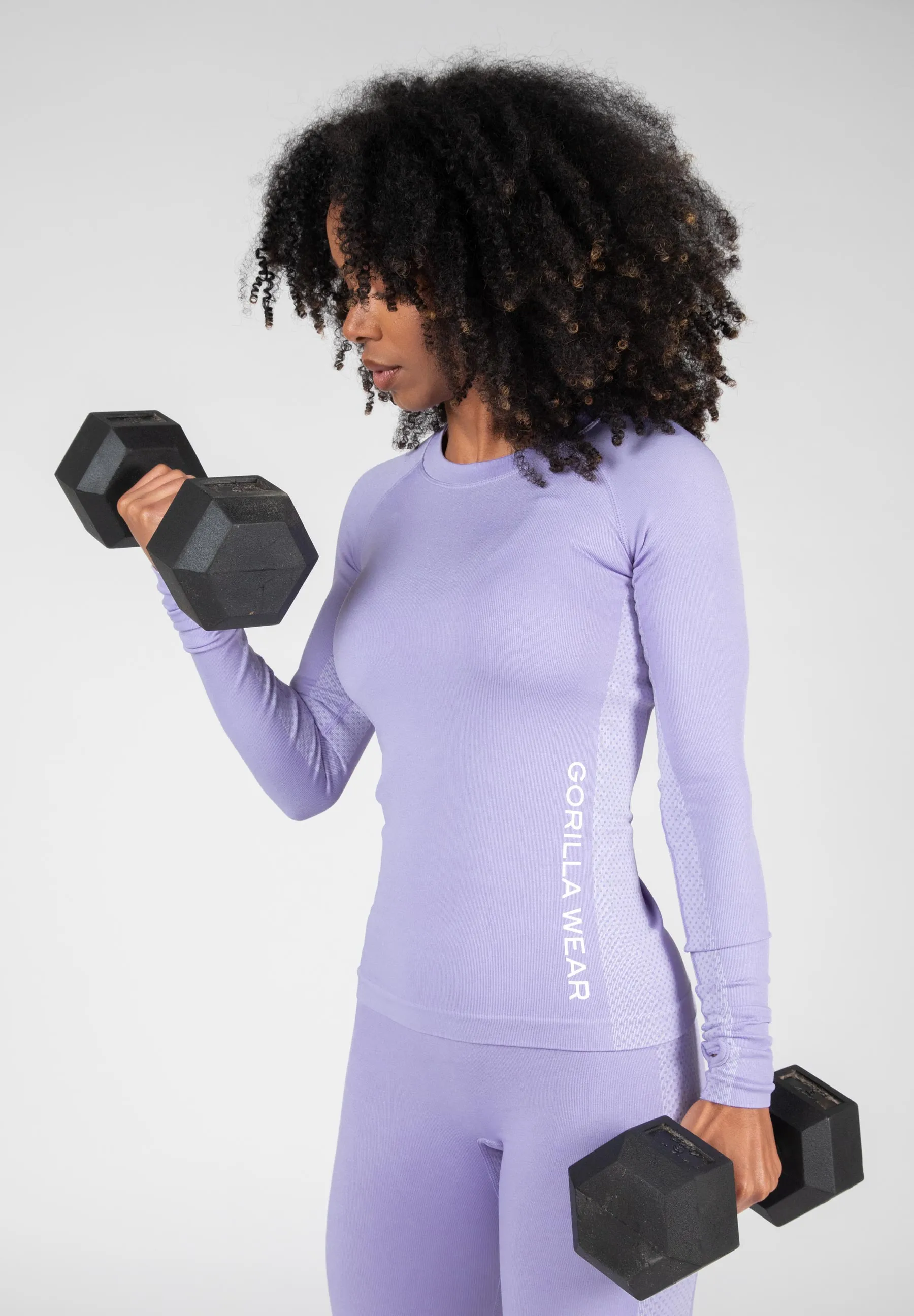 Selah Seamless Long Sleeve - Lilac
