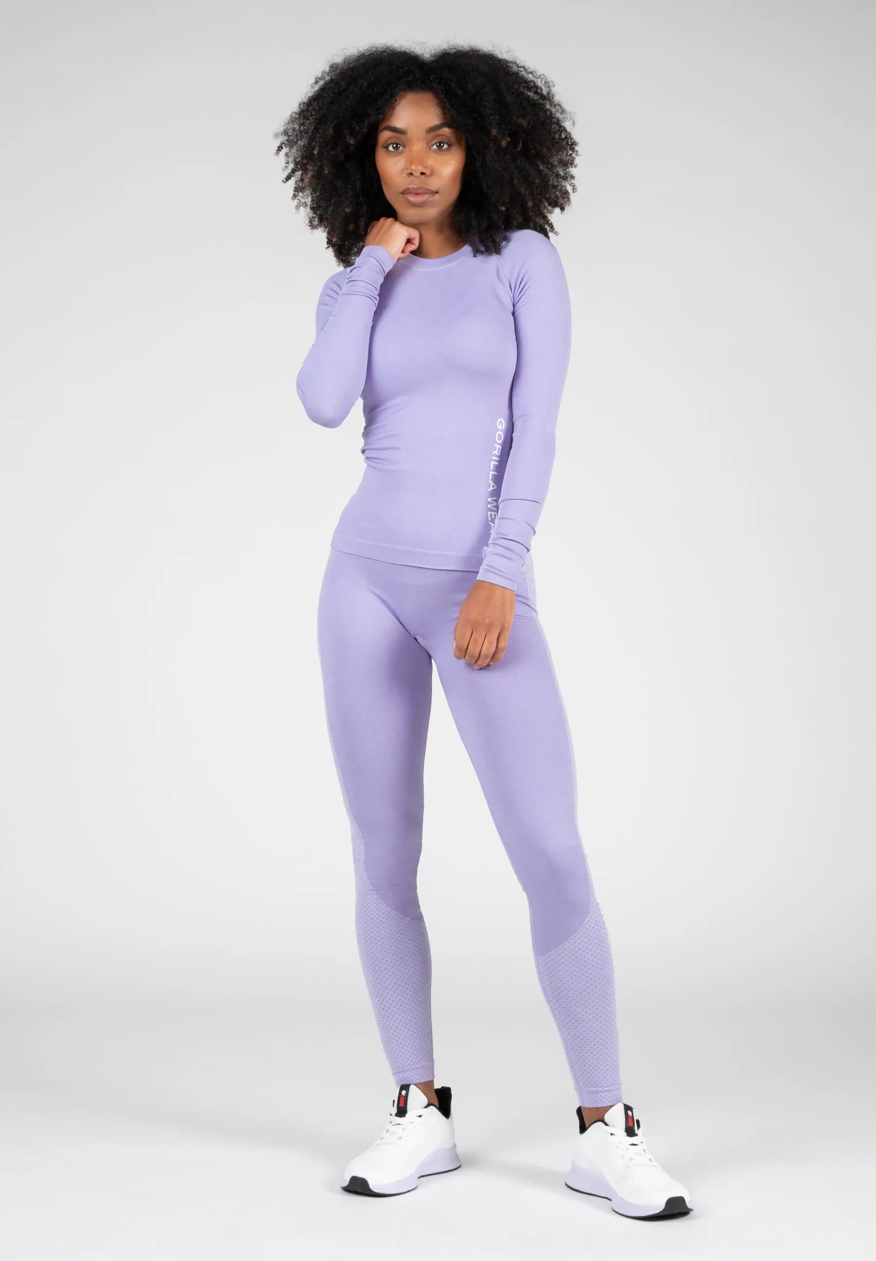 Selah Seamless Long Sleeve - Lilac
