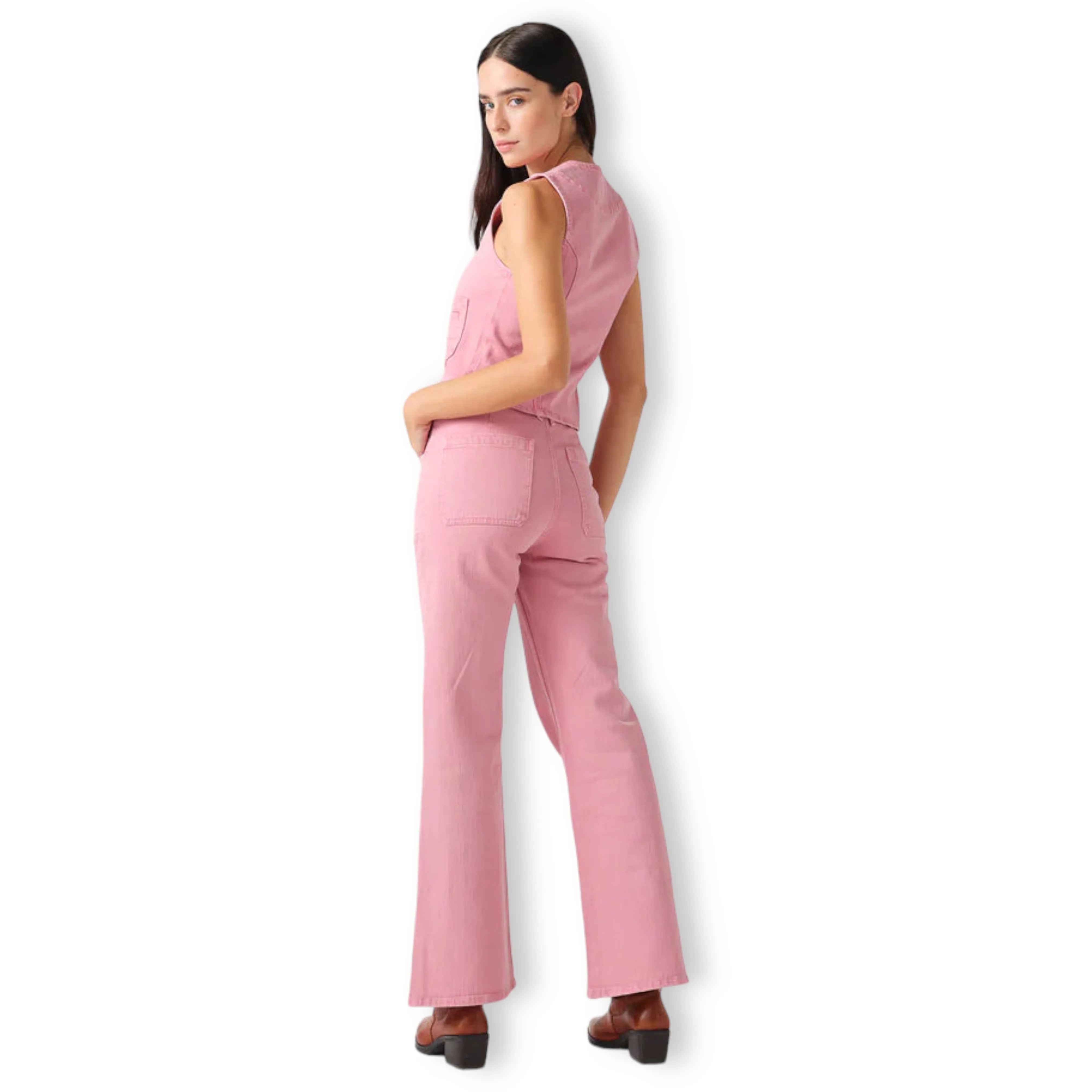 seventy   mochi Queenie Jean Powder Pink