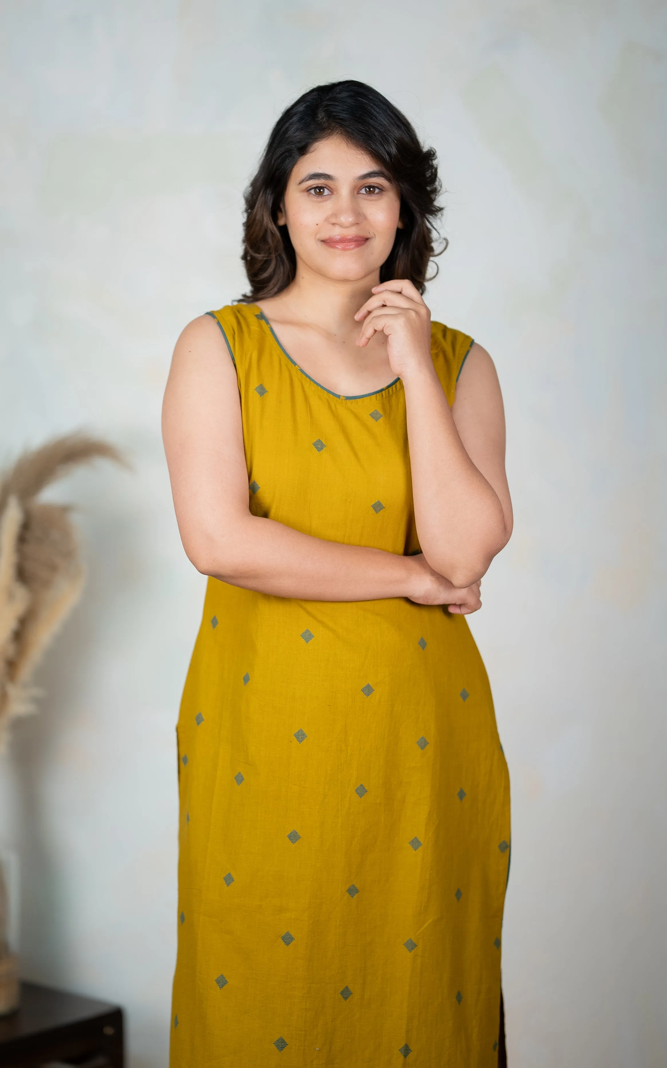 Sidhiksha Mustard (Kurti Pant)
