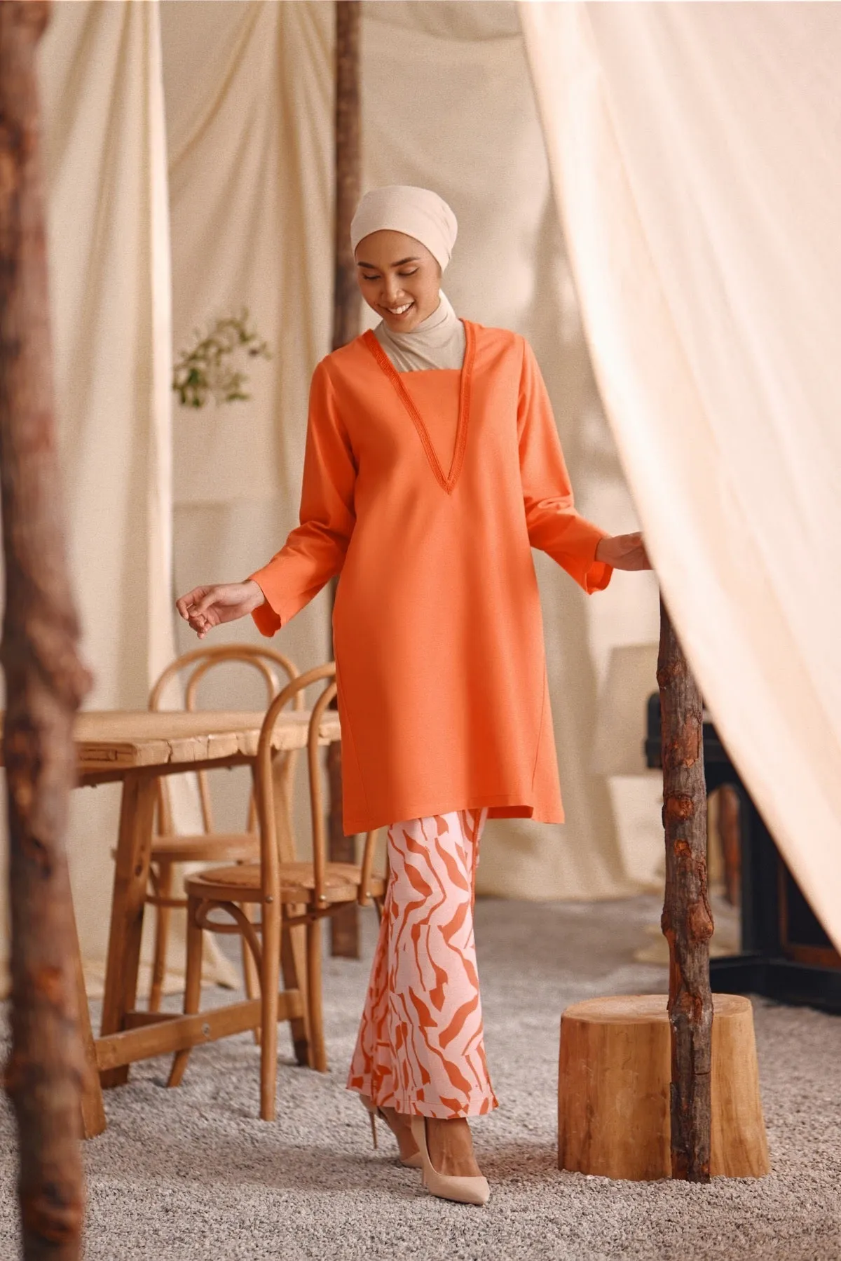 The Bayu Women Back Pleats Skirt - Explore