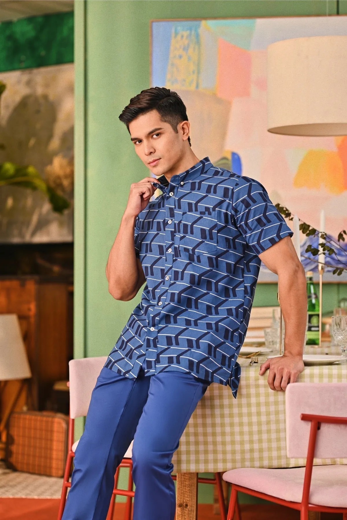 The Capai Men Batik Shirt - Urban