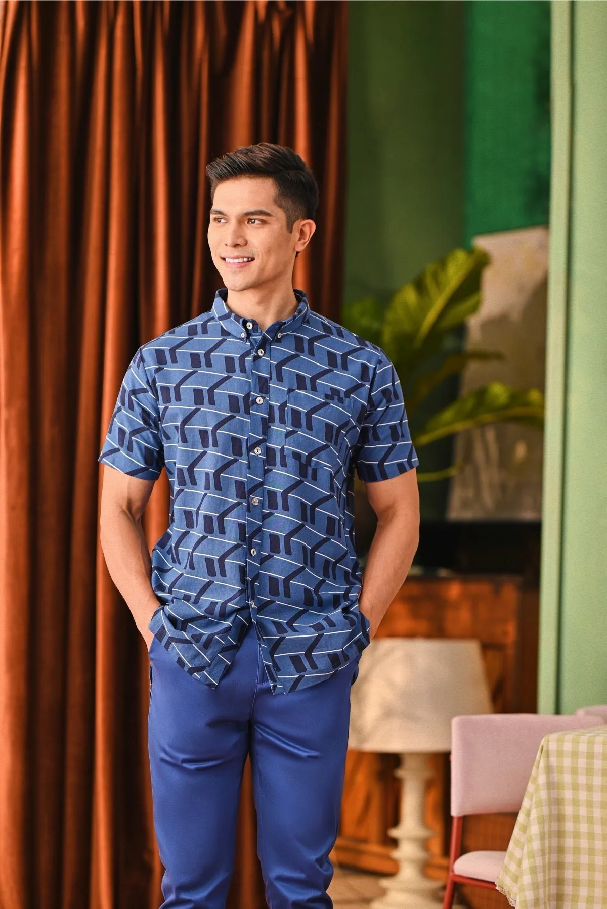 The Capai Men Batik Shirt - Urban