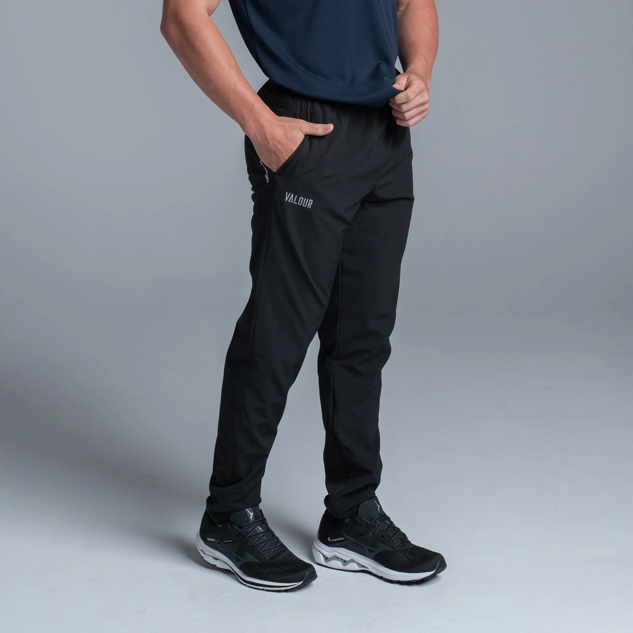 Valour Active Motion Track Pant - Black