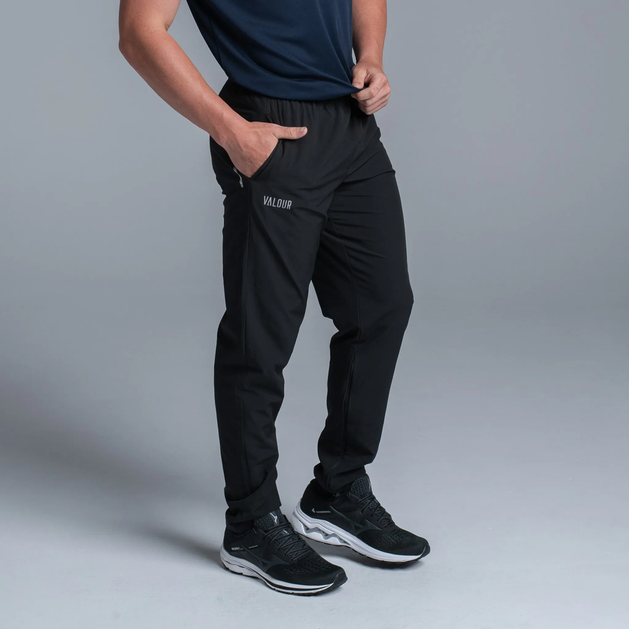 Valour Active Motion Track Pant - Black