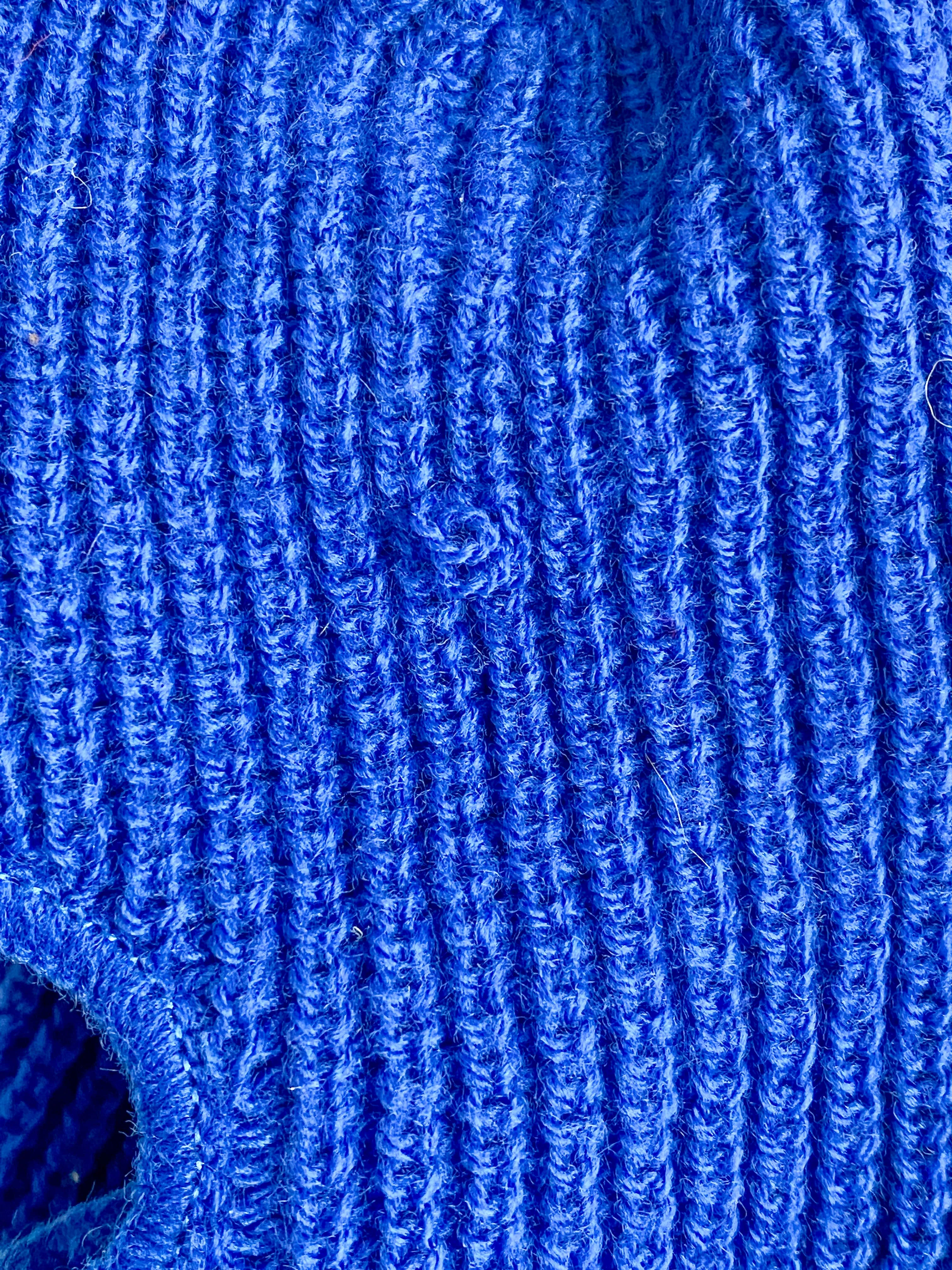Vintage Blue Balaclava Ski Mask