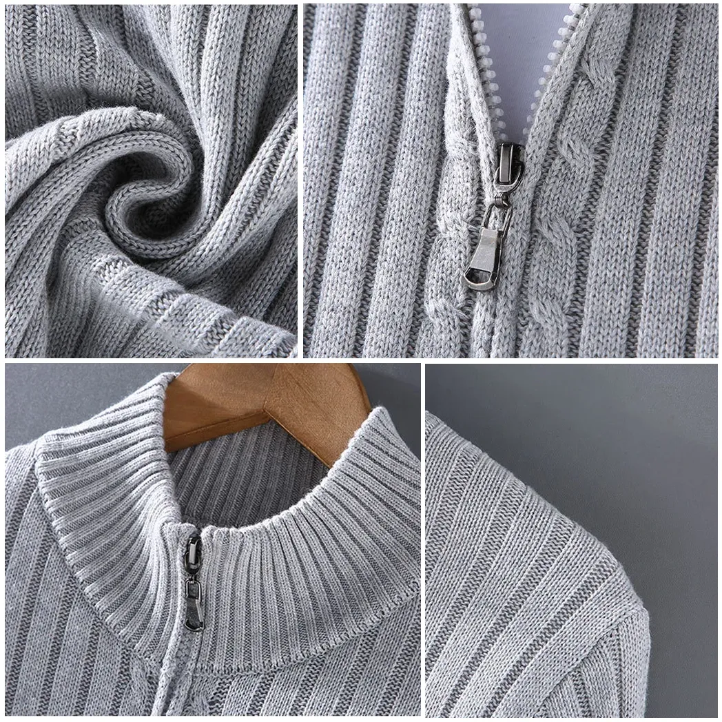 Wayne | New Men's Zip Cardigan