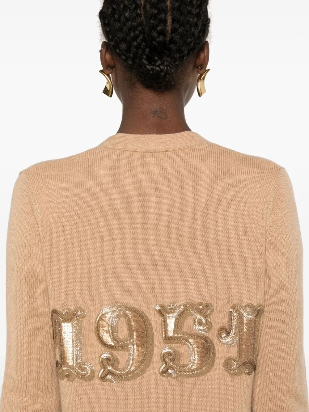 WOOL AND CASHMERE BLEND CARDIGAN
