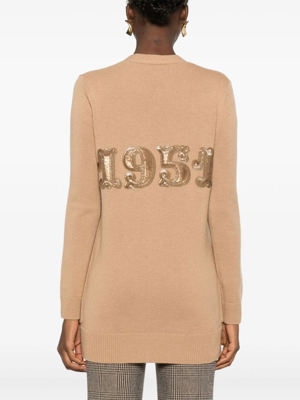 WOOL AND CASHMERE BLEND CARDIGAN
