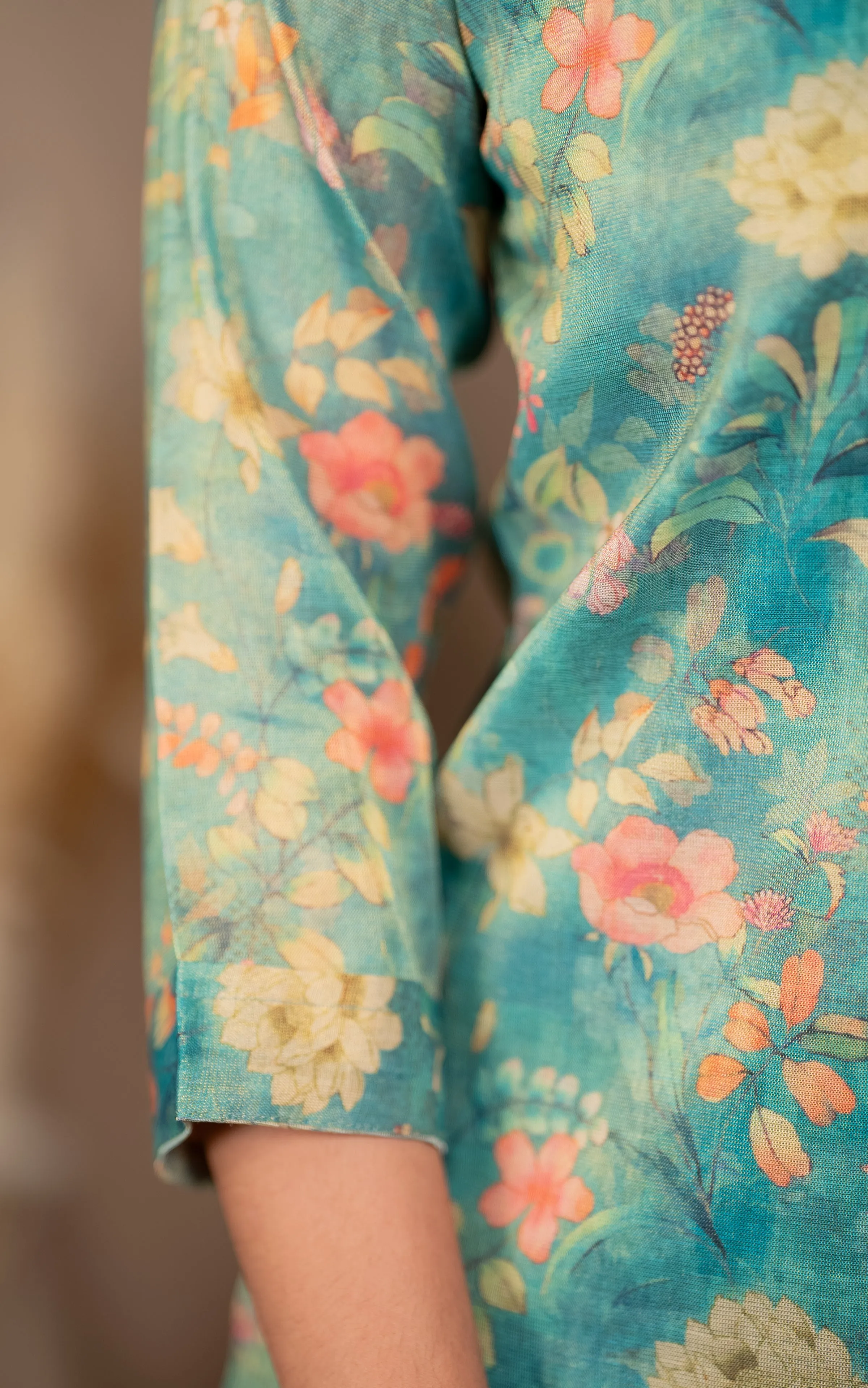 Yagavi Green (Kurti Pant Dupatta)
